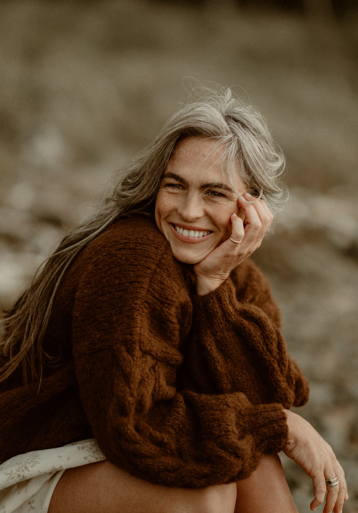 NEW colour - Lima Alpaca Cardigan - Cacao