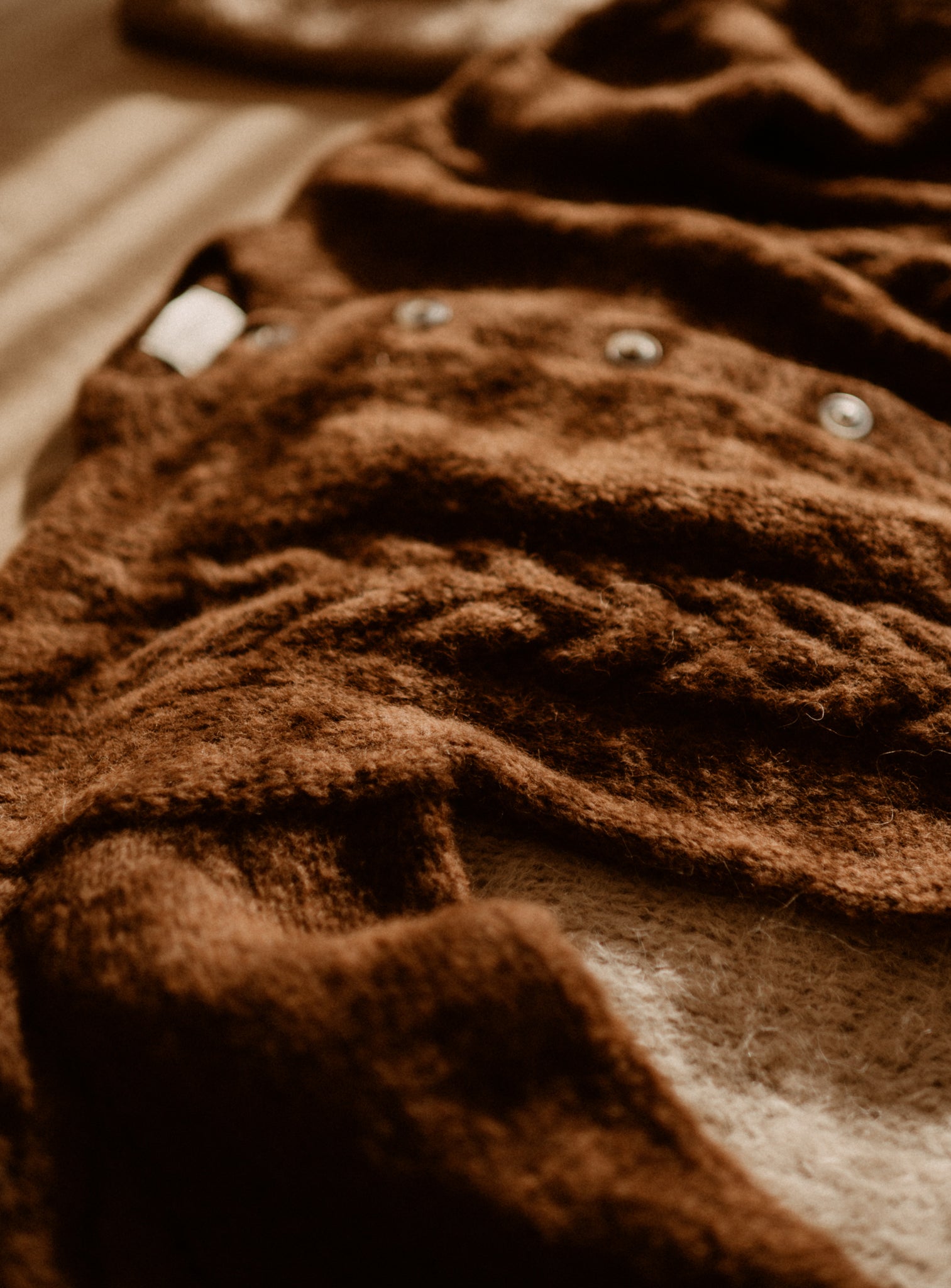 NEW colour - Lima Alpaca Cardigan - Cacao