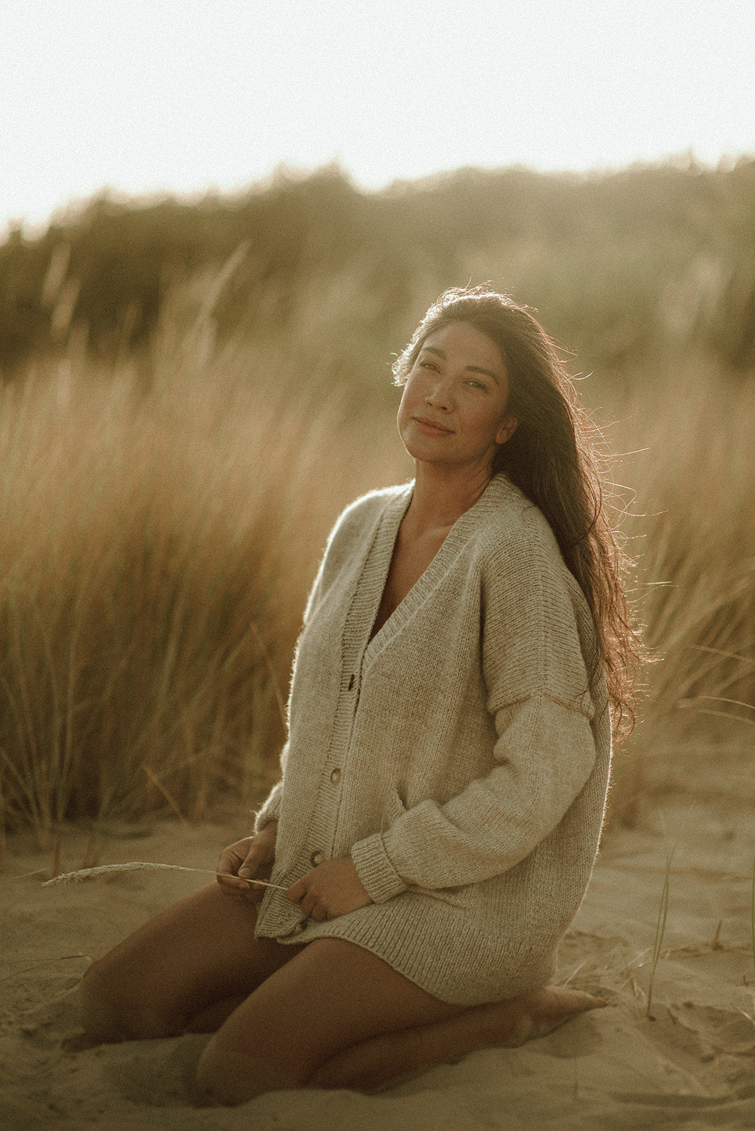 Teo Andean Wool Cardigan - Fog