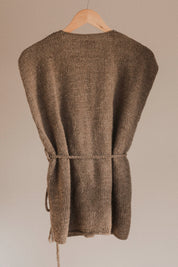 Wren Andean Wool Vest - Mushroom