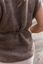 Wren Highland Wool Vest - Mushroom