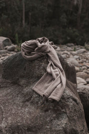 Ophelia Baby Alpaca Throw - Taupe