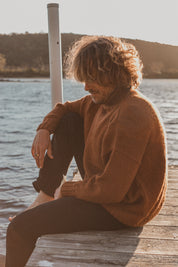 Uma Andean Wool Jumper - Copper