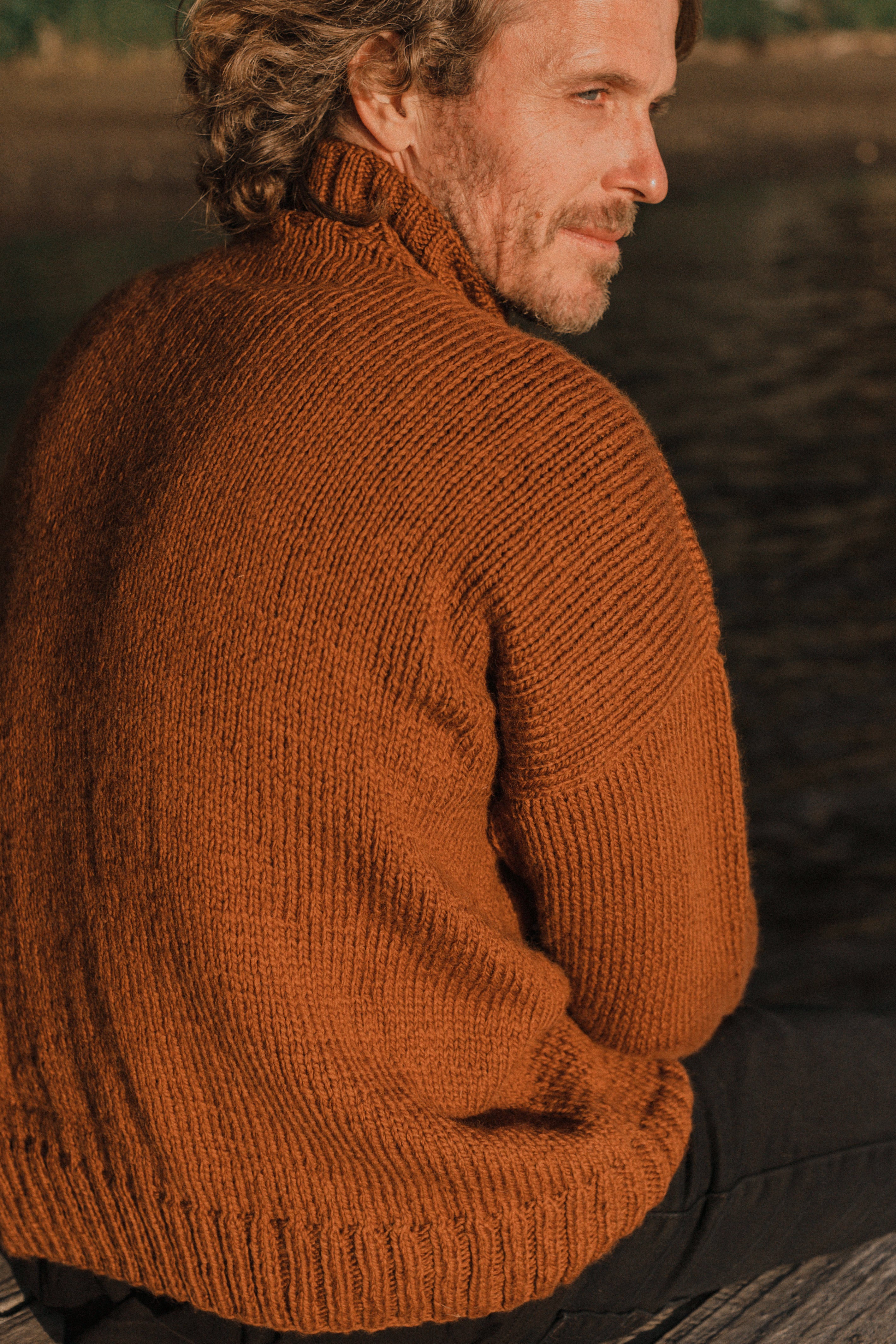 Uma Andean Wool Jumper - Copper