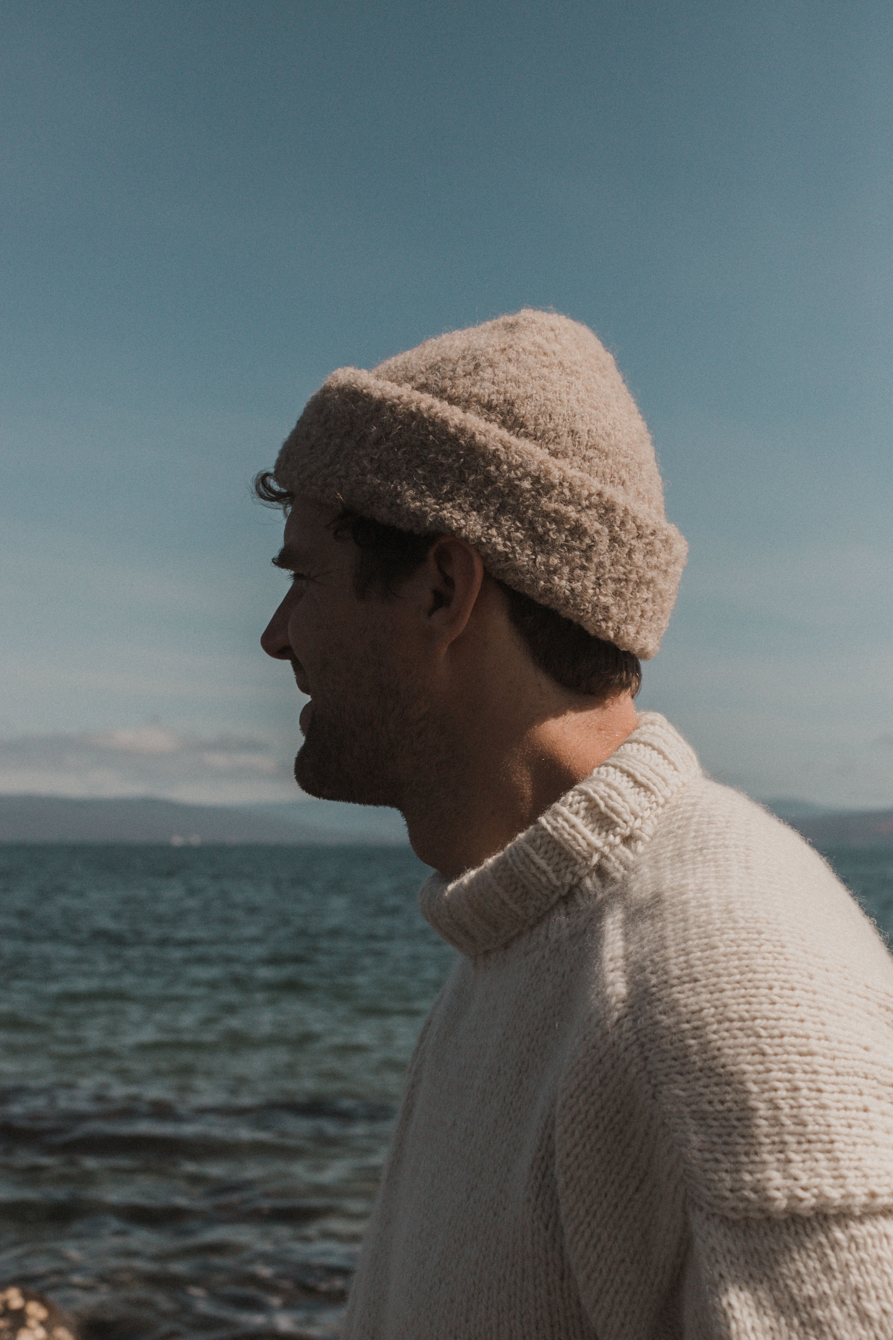 Florian Alpaca Beanie - Beige
