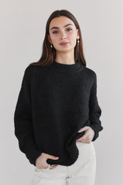 Suri Crew Jumper - Black