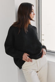 Suri Crew Jumper - Black