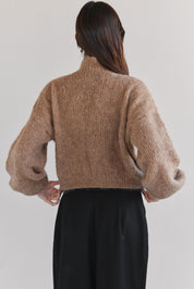 Suri Alpaca Crop - Camel