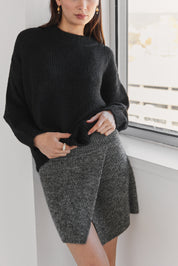 Suri Crew Jumper - Black