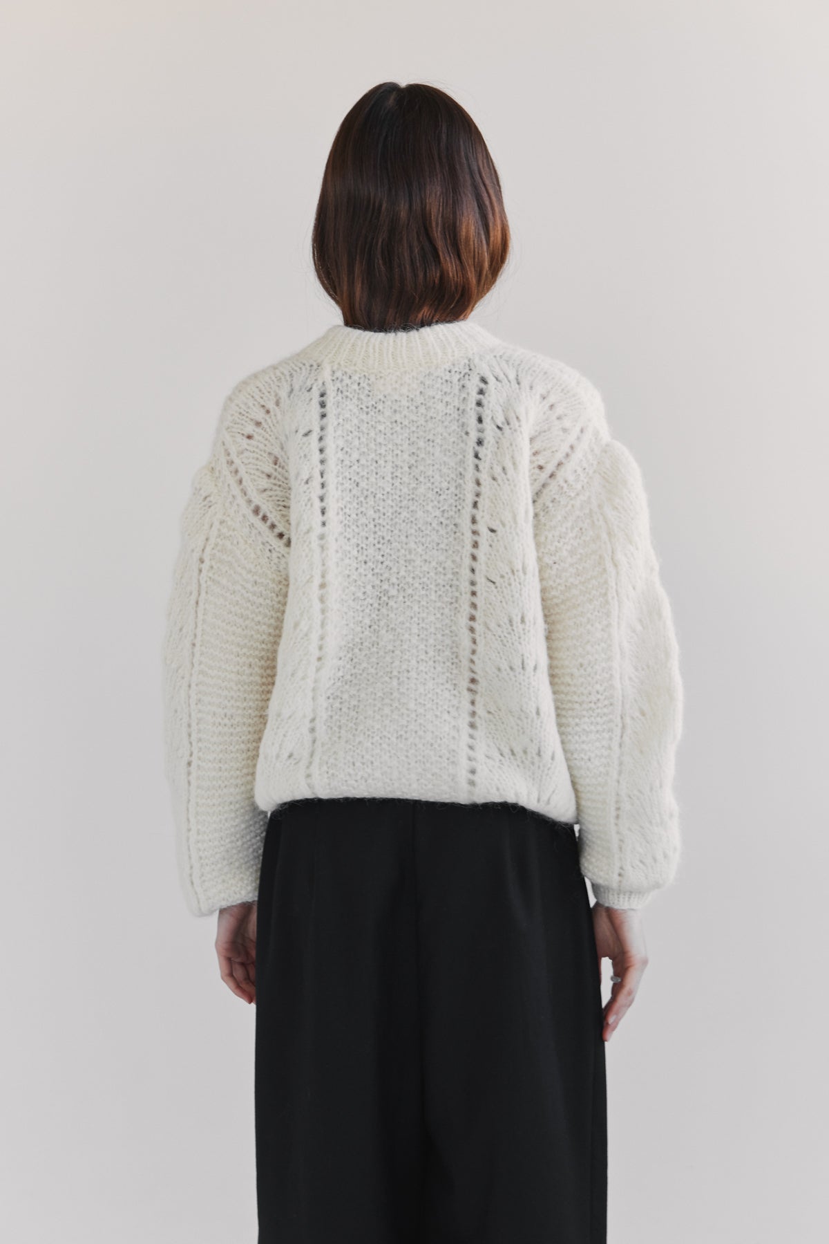 Ama Alpaca Jumper - Cream