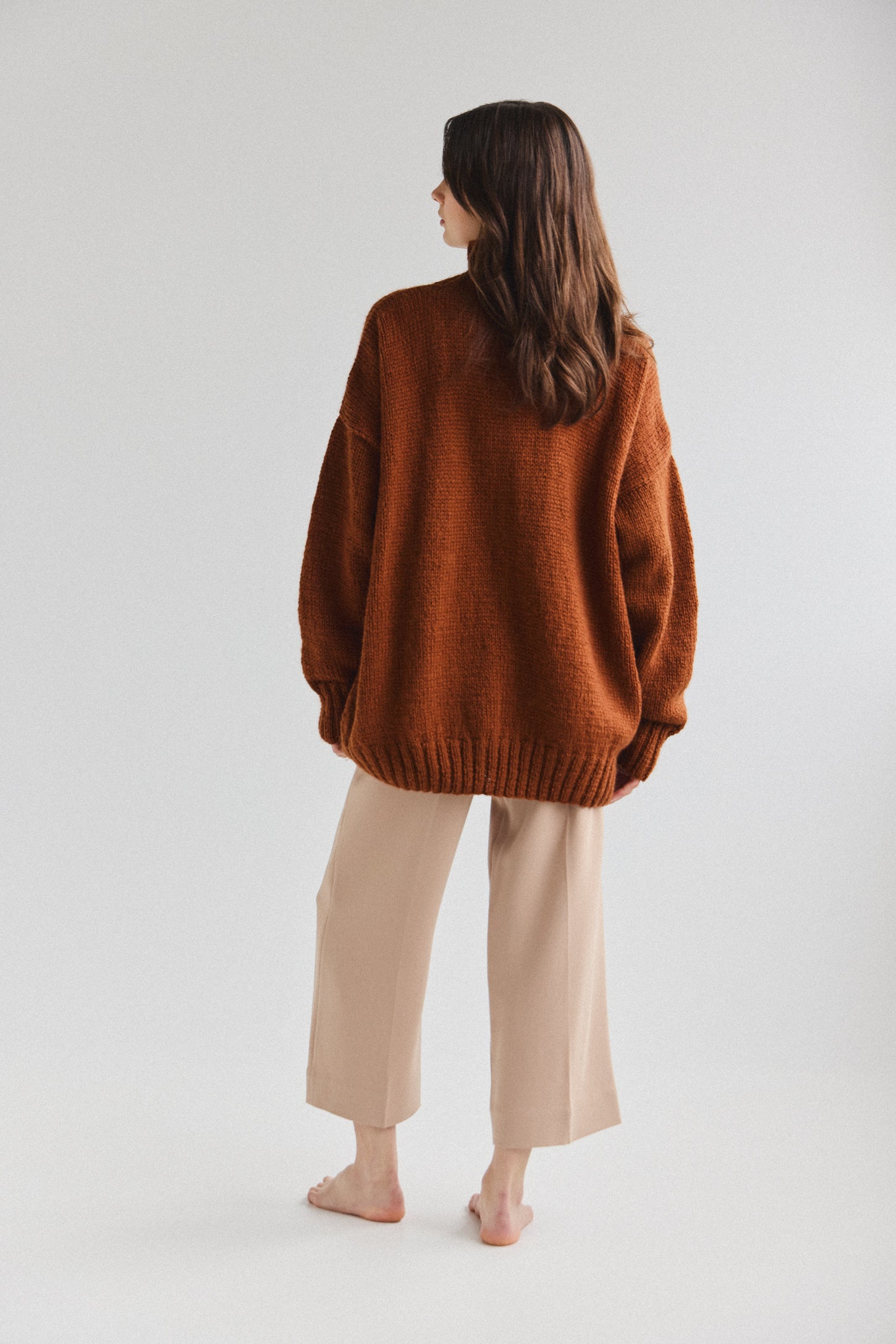 Uma Andean Wool Jumper - Copper