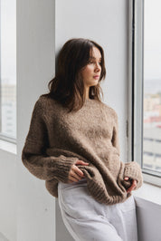 Suri Crew Jumper - Taupe