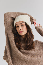 Florian Alpaca Beanie - Cream