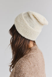 Florian Alpaca Beanie - Cream