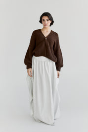 Muyu Cardigan - Chocolate
