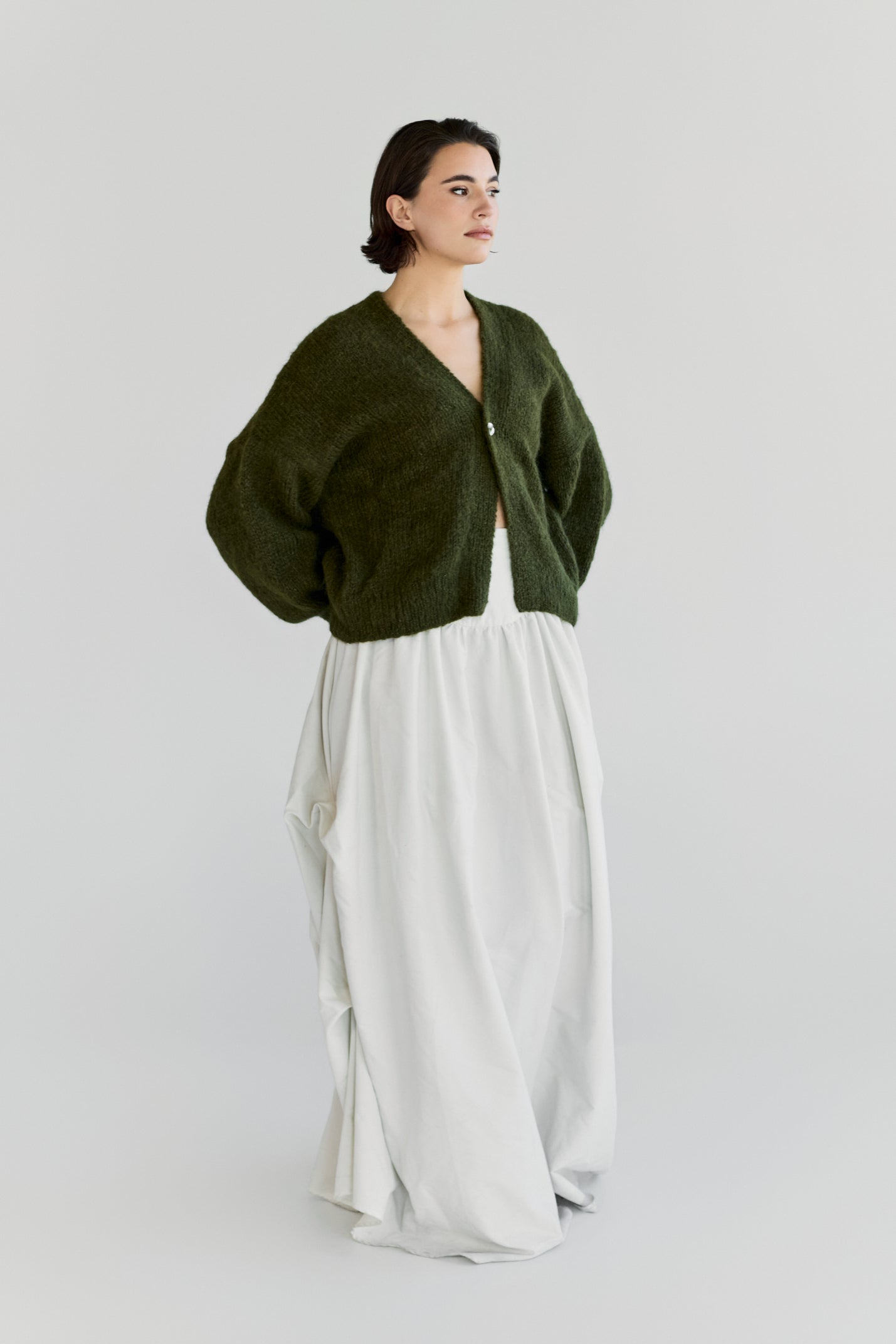 Muyu Cardigan - Meadow Green