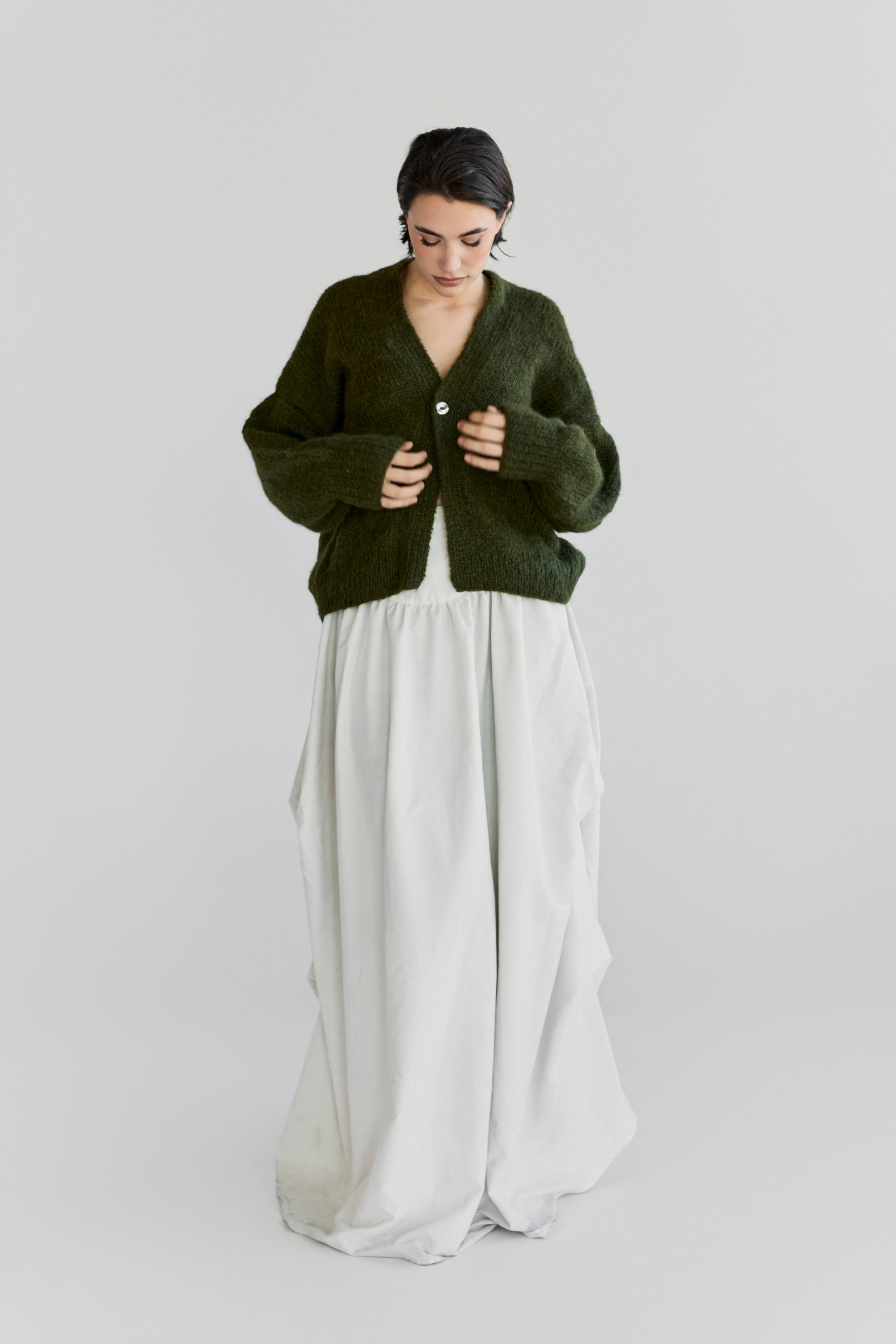 Muyu Cardigan - Meadow Green