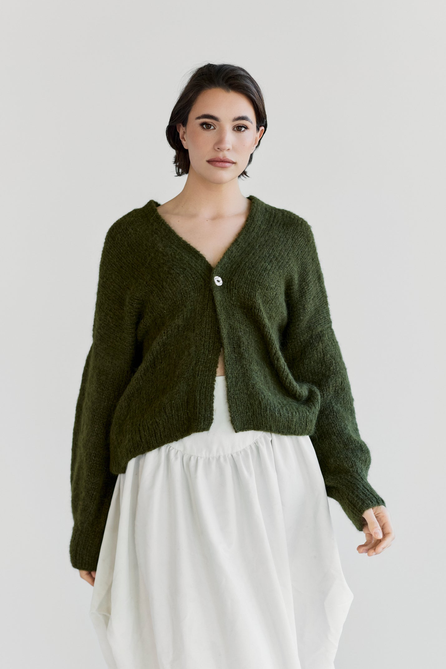 Muyu Cardigan - Meadow Green