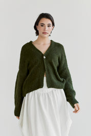 Muyu Cardigan - Meadow Green