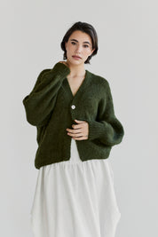 Muyu Cardigan - Meadow Green