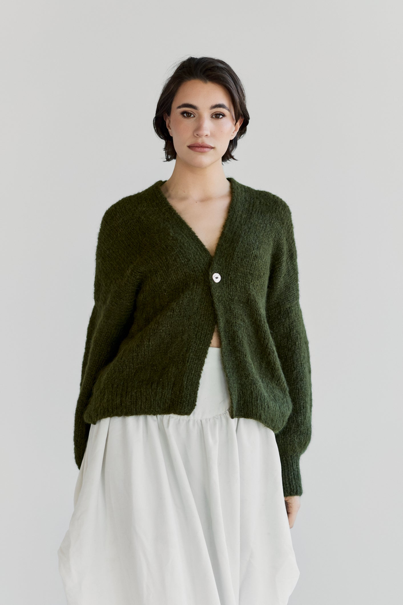 Muyu Cardigan - Meadow Green