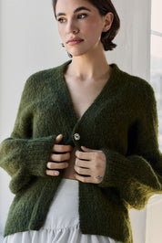 Muyu Cardigan - Meadow Green