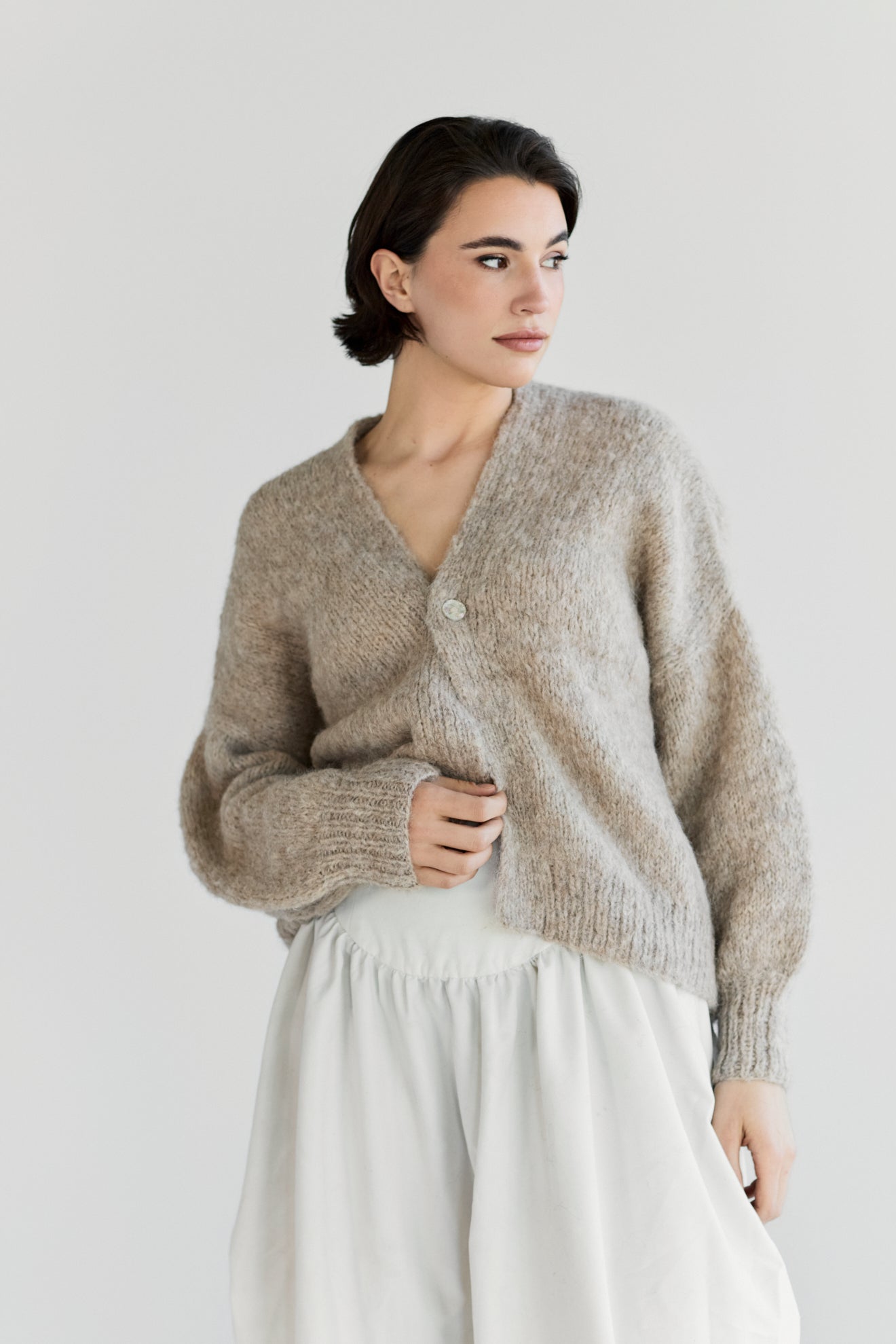 Muyu Cardigan - Beige