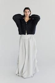 Muyu Cardigan - Charcoal