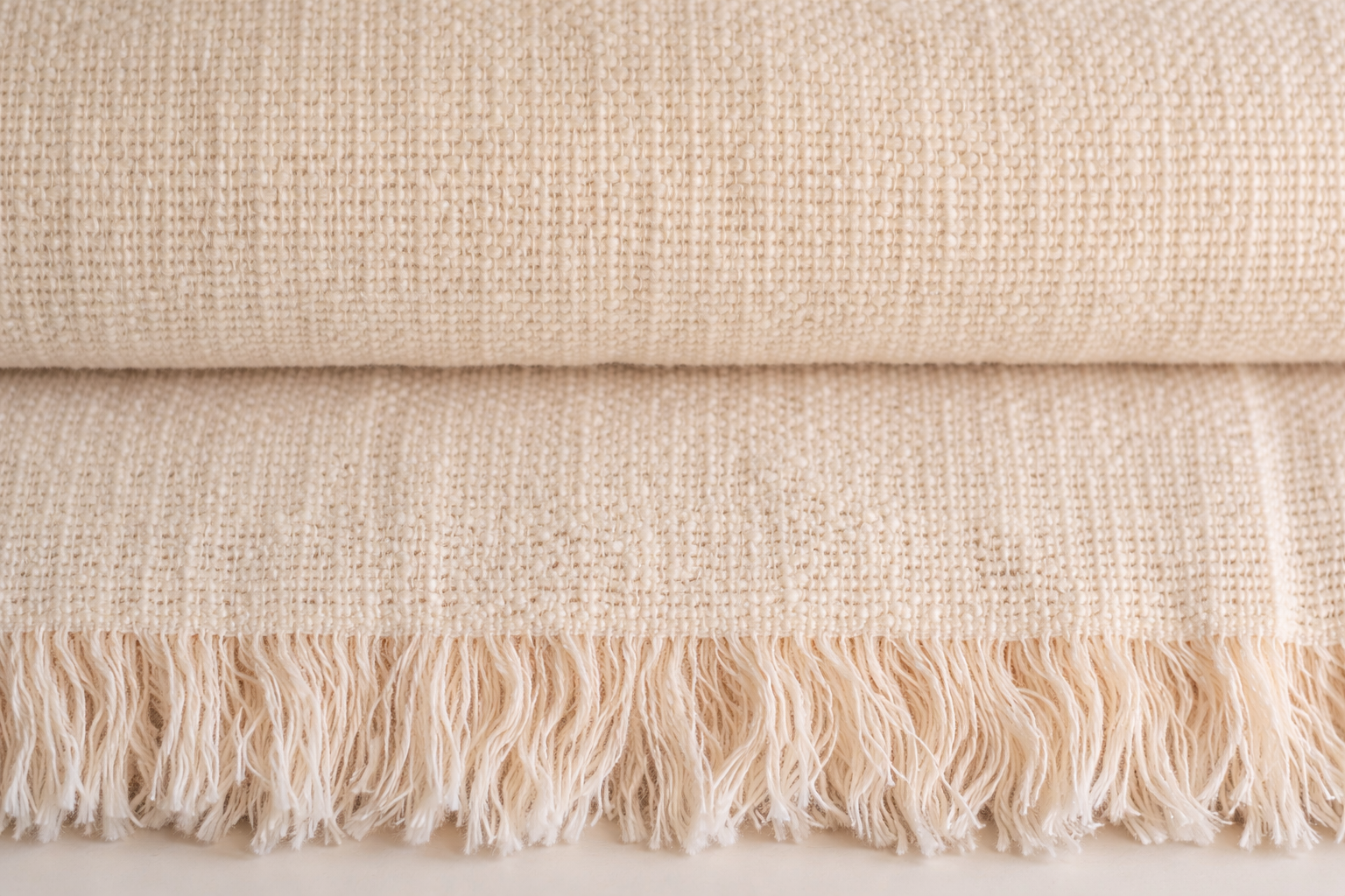 Organic cotton throws