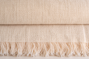 Organic cotton throws