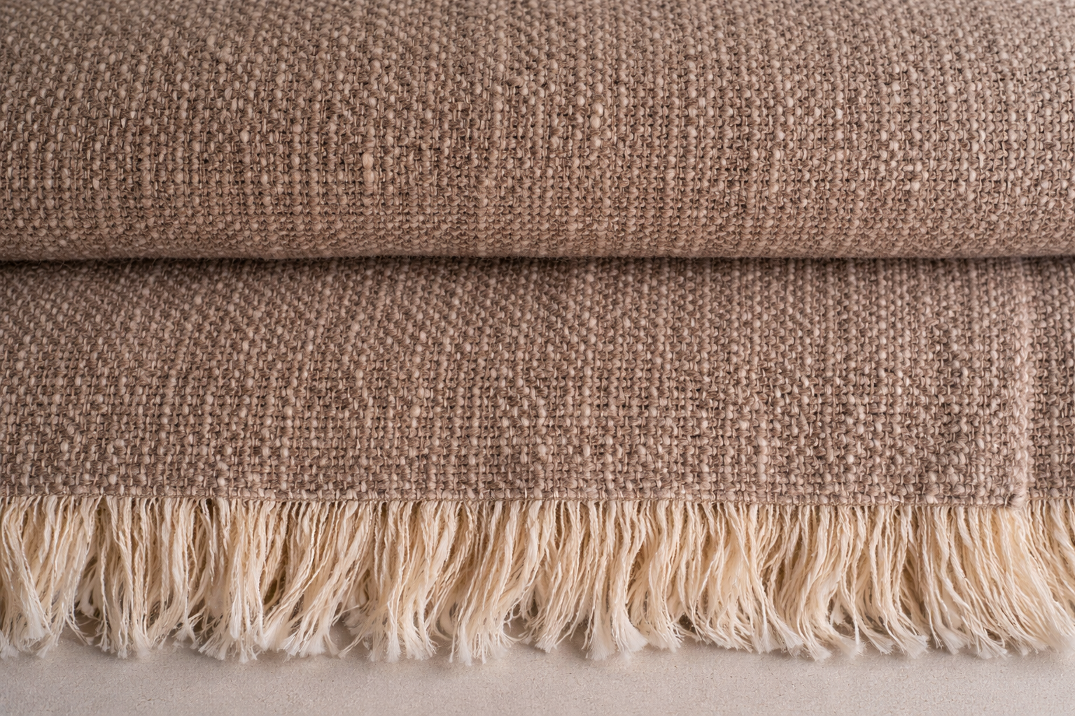 Organic cotton throws