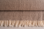 Organic cotton throws