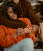 NEW colour - Lima Alpaca Cardigan - Cacao