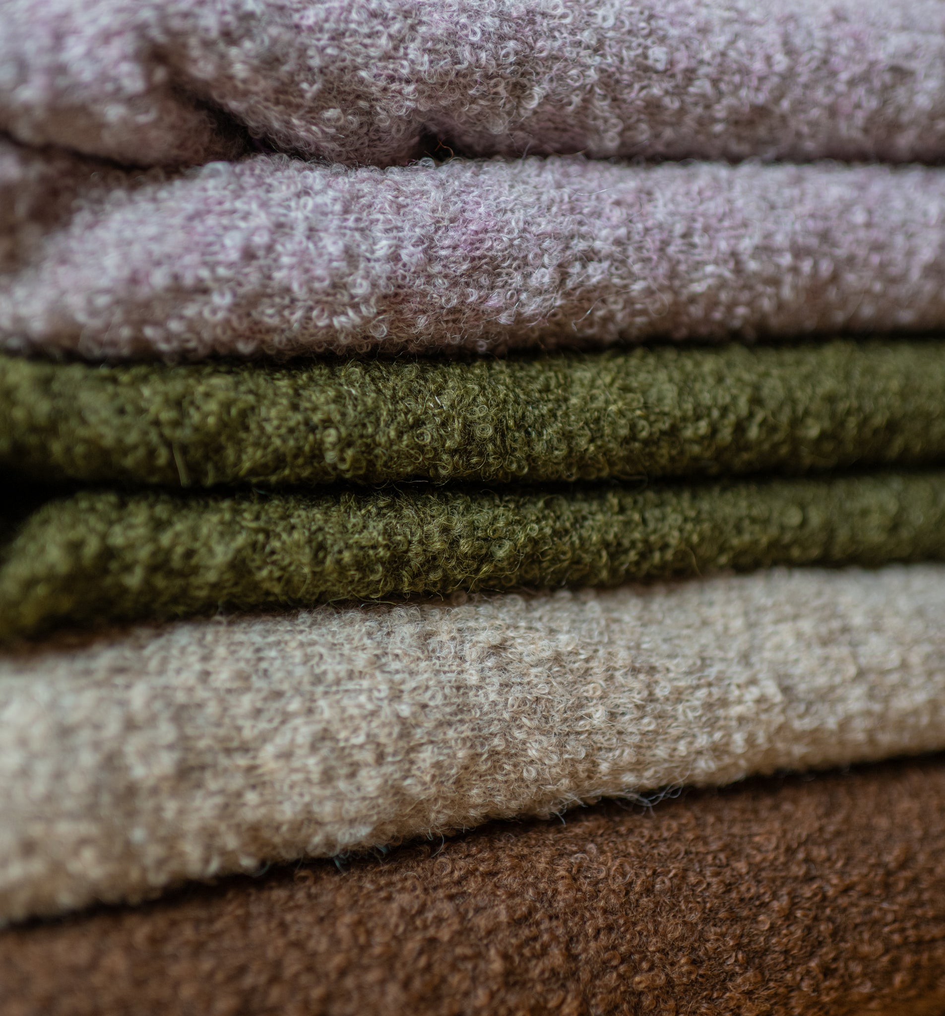 Florian Alpaca Throw - Moss Green