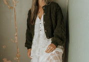 NEW colour - Lima Alpaca Cardigan - Meadow Green