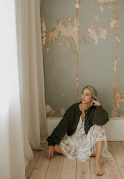 NEW colour - Lima Alpaca Cardigan - Meadow Green