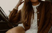 NEW colour - Lima Alpaca Cardigan - Cacao