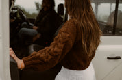 NEW colour - Lima Alpaca Cardigan - Cacao