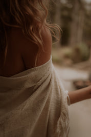 Organic cotton throws