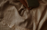 Organic cotton throws