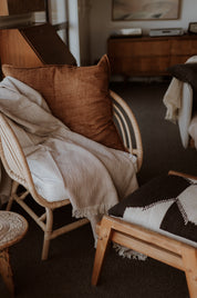 Organic cotton throws
