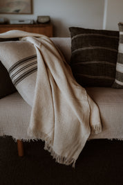 Organic cotton throws
