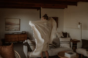 Organic cotton throws