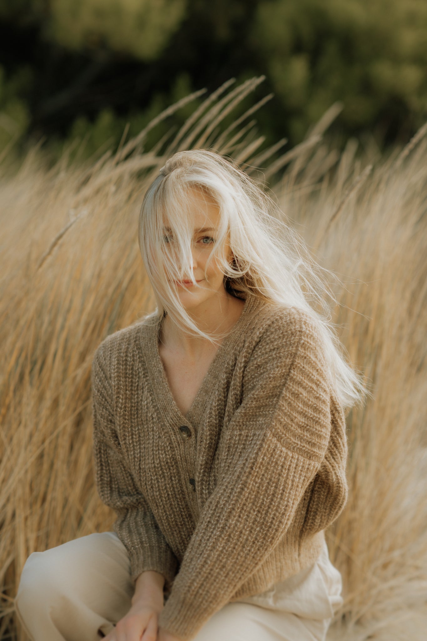 NEW - Bonita Cropped Cardi - Caramel