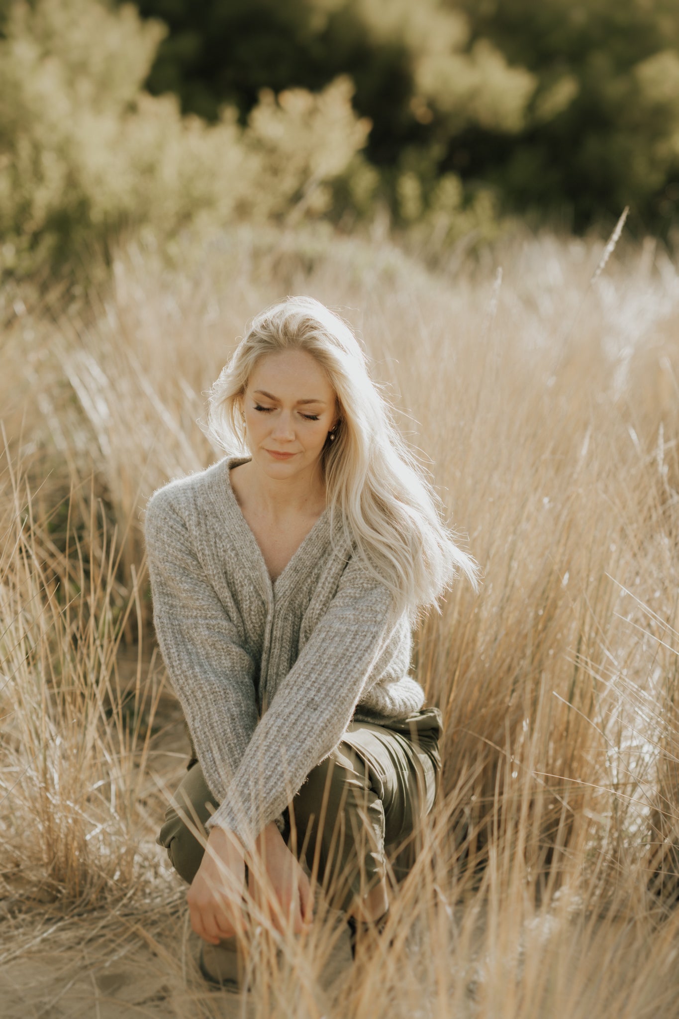 NEW - Bonita Cropped Cardi - Fog