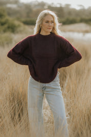 Suri Crew Jumper - Limited Edition Cherry
