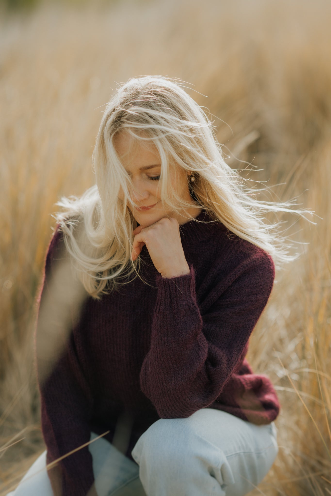 Suri Crew Jumper - Limited Edition Cherry