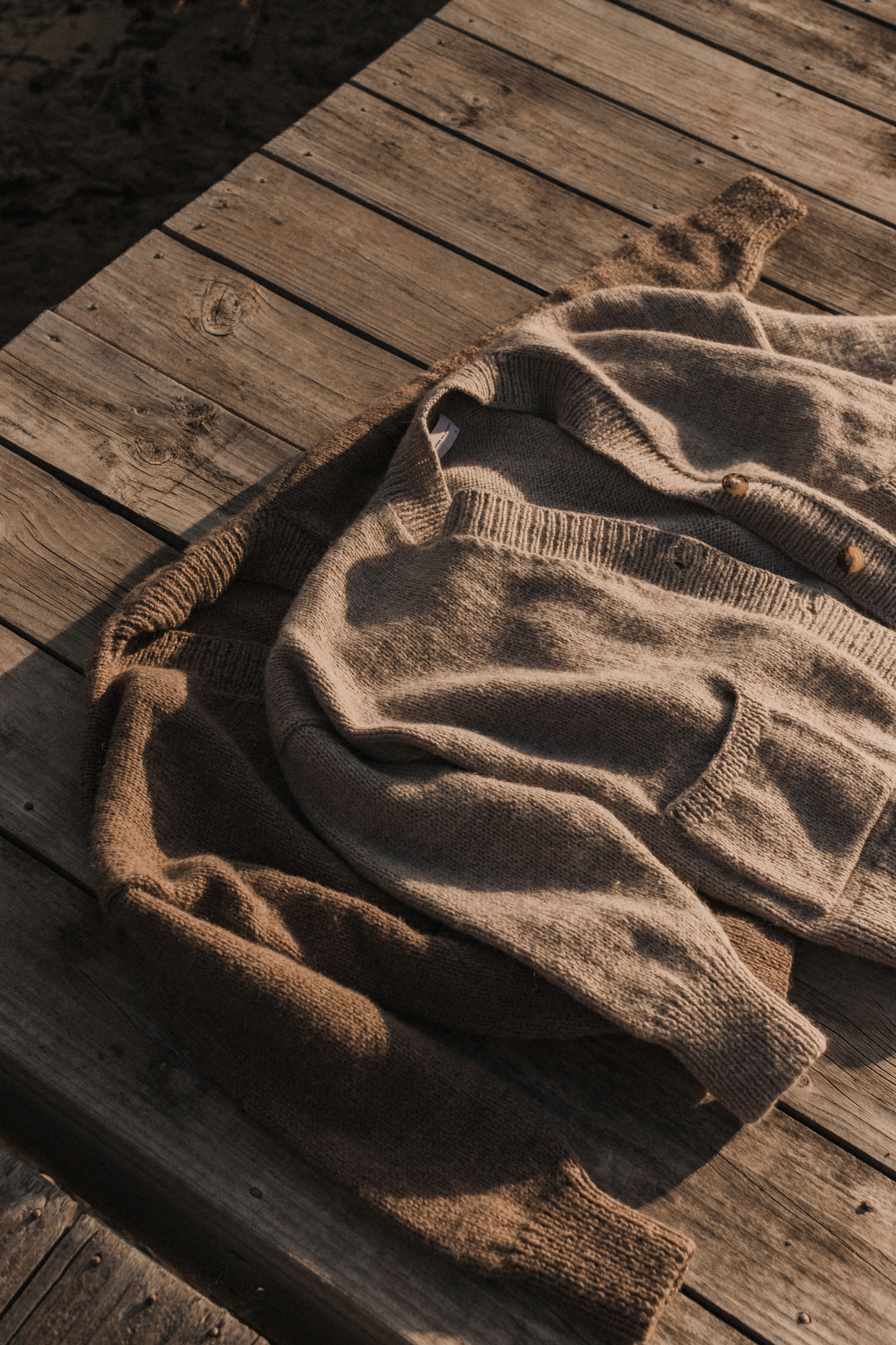 Teo Andean Wool Cardigan - Mushroom – Once Upon an Artisan Teo Andean Wool Cardigan - Mushroom – Once Upon an Artisan