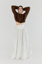 NEW colour - Lima Alpaca Cardigan - Chocolate