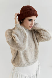 Suri Alpaca Crop - Cream